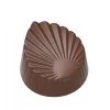 Moule Chocolat Feuille Plissée 33,5mm (x21) Chocolate World soldes de Noël 22