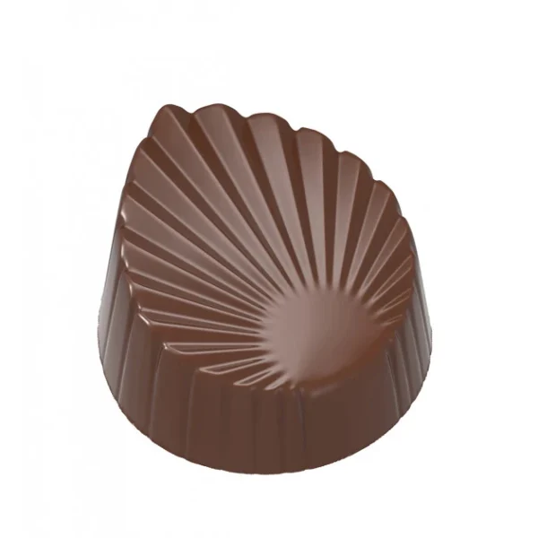 Moule Chocolat Feuille Plissée 33,5mm (x21) Chocolate World soldes de Noël 1