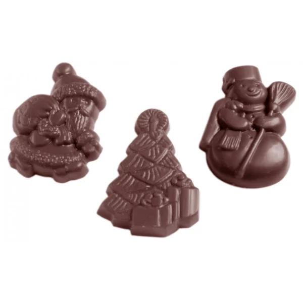 Moule Chocolat Friture De Noël (x18) Chocolate World officiel 1