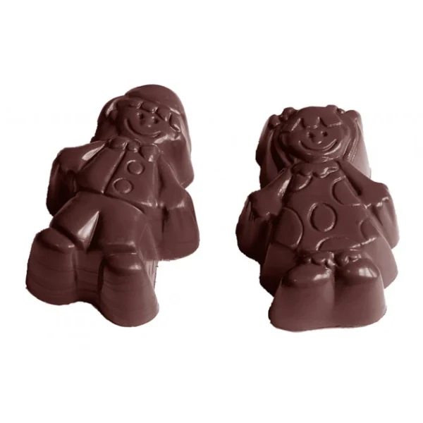 Moule Chocolat Garçon Et Fille (x21) Chocolate World Réductions 1