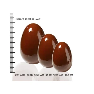 ﻿soldes Moule Chocolat Oeuf Géant 75 Cm (x1) Chocolate World 6