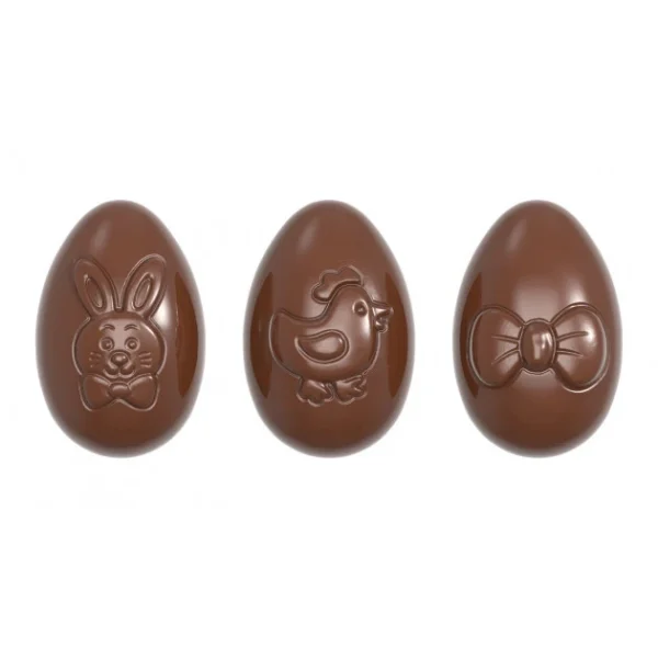 guranteed de qualité Moule Chocolat Oeuf Motifs Pâques 6,2 Cm (x12) Chocolate World 1