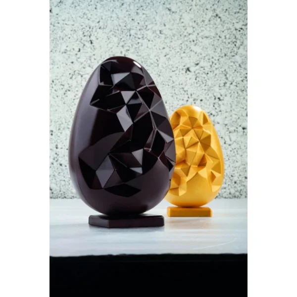 prix le plus bas Moule Chocolat Oeuf Picasso Ø 14 X H 21,5 Cm (x2) Pavoni 3