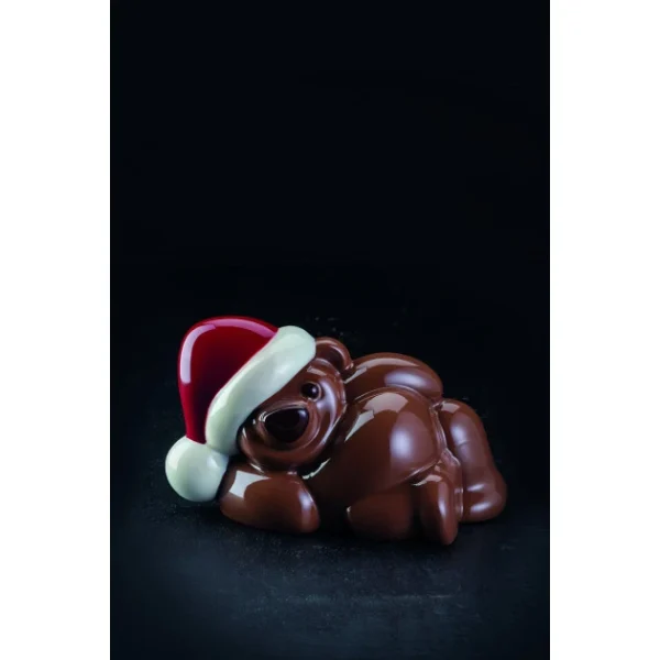 Moule Chocolat Ourson Teddy 18,5 X 11 Cm X H 10,6 Cm (x2) Pavoni économies garanties 1