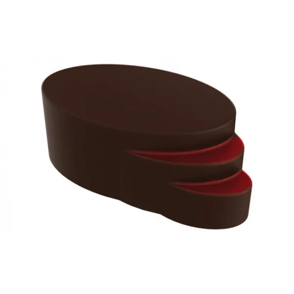 Prestation Et Rapide Moule Chocolat Praline Ellipse Escalier (x24) Pop Chocolat 1