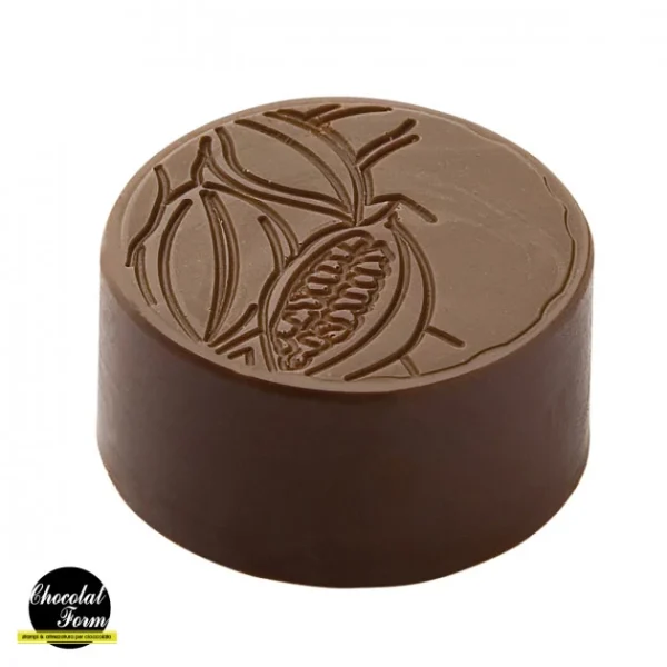 Moule Chocolat Praline Ronde Fève 2,8 X 1,3 Cm (x24) Chocolat Form magasin pour 1