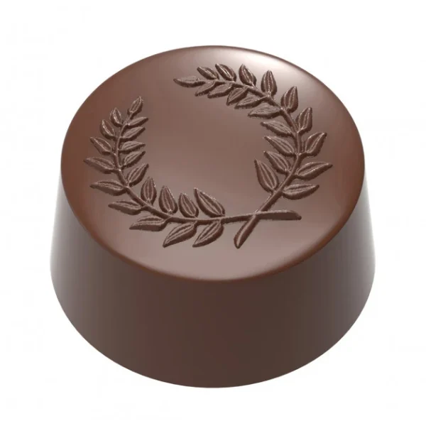 Moule Chocolat Praline Ronde Laurier 31 Mm (x21) Chocolate World mode tendance 1