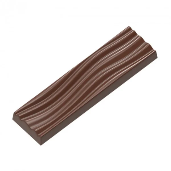 qualité d’originales Moule Chocolat Rectangle Ondulation (x7) Chocolat Form 1