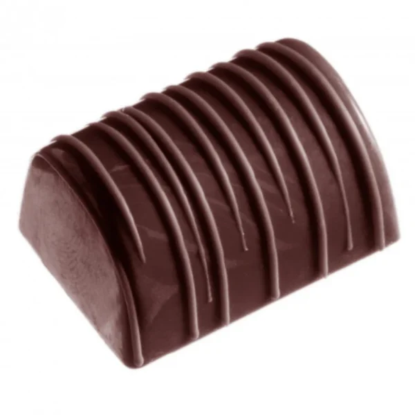 Moule Chocolat Rectangle Strié (x32) Chocolate World livraison la plus rapide 1