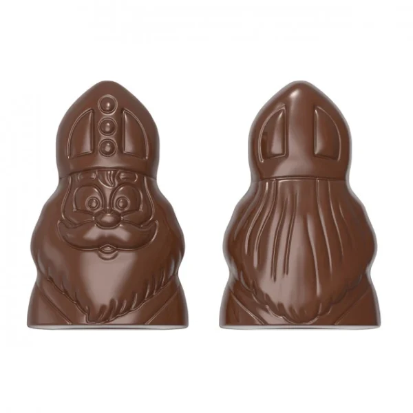 Moule Chocolat Saint Nicolas 9,1 X 5,9 Cm (x4) Chocolate World magasin pour 4