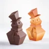 belle Moule Chocolat Snowman 12,5 X 12,1 X H 20 Cm (x2) Pavoni 7