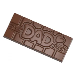 Moule Chocolat Tablette Best Dad Ever (x4) Chocolate World Vente 10