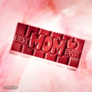 Moule Chocolat Tablette Best Mom Ever (x4) Chocolate World outlet soldes 8