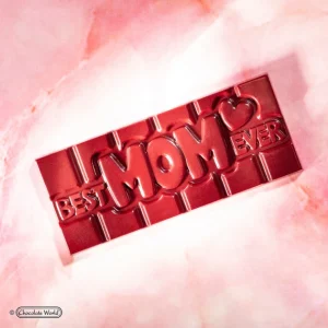 Moule Chocolat Tablette Best Mom Ever (x4) Chocolate World outlet soldes 12