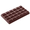 Moule Chocolat Tablette Carrés Bombés (x3) Chocolate World belle 16