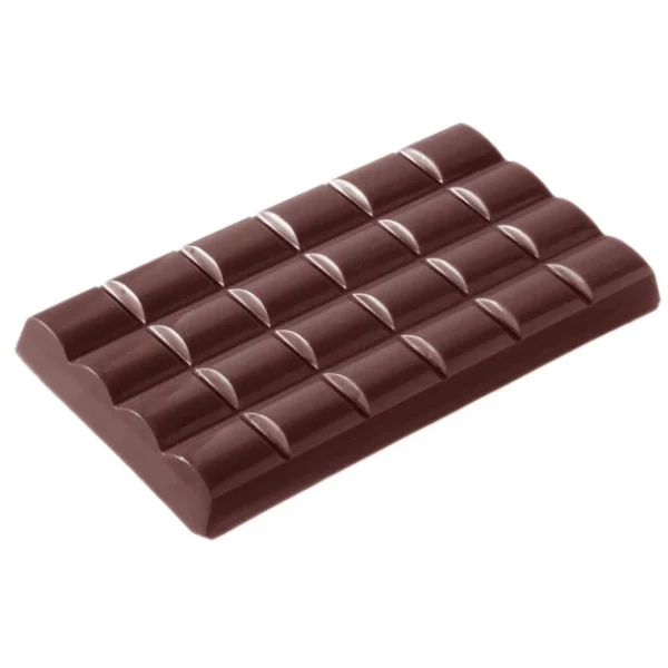 Moule Chocolat Tablette Carrés Bombés (x3) Chocolate World belle 1