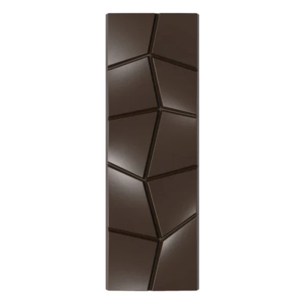 POP CHOCOLAT Moule Chocolat Tablette Effet Carré Penché (x6) fashioniable 1