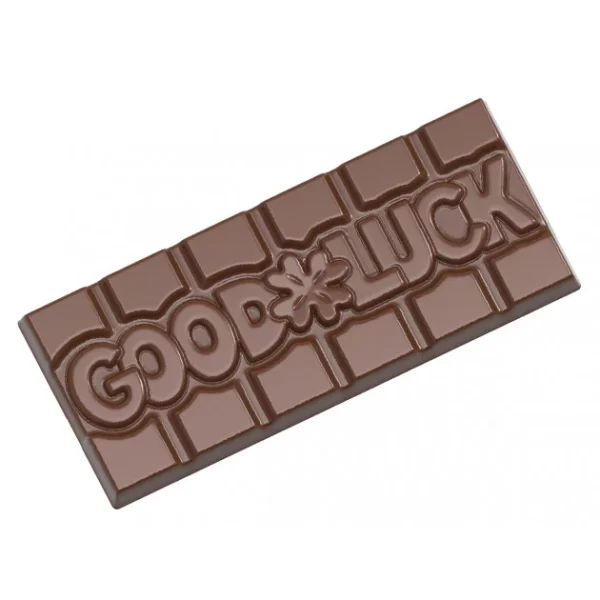 boutique en ligne Moule Chocolat Tablette Good Luck (x4) Chocolate World 1