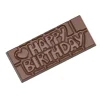 Moule Chocolat Tablette Happy Birthday (x4) Chocolate World des prix incroyables 5