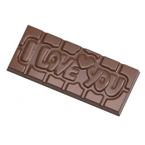 marque pas cher en ligne Moule Chocolat Tablette I Love You (x4) Chocolate World 3