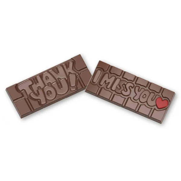 nouveau produit Moule Chocolat Tablette I Miss You (x4) Chocolate World 4