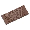 Moule Chocolat Tablette Thank You (x4) Chocolate World grand choix 10