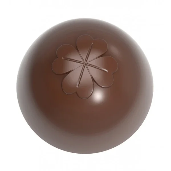 dernières Moule Chocolat Truffe Américaine Trèfle 26,5 Mm (x24) Chocolate World 3