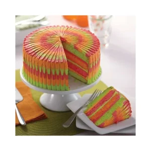 Moule Gâteau à étages Rainbow Cake Wilton (x4) vente pas cher 12