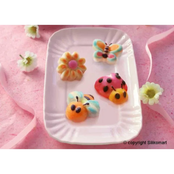 MALLARD FERRIERE Moule Nature Et Animaux 8 Pièces En Silicone vente en ligne pas cher 3