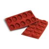 Moule Silicone 10 Savarins Ovales 7 X 5,2 Cm Silikomart Boutique officielle 10