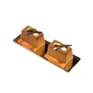 mode MALLARD FERRIERE Moule Silicone Savarin Rectangle 6,1 X 4 Cm X H 2,6 Cm (x10) Silikomart 6