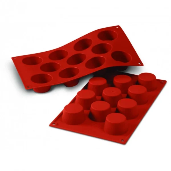 Moule Silicone Muffins 5,1 Cm X H 2,8 Cm (x11) Silikomart Satisfait ou Remboursé 1