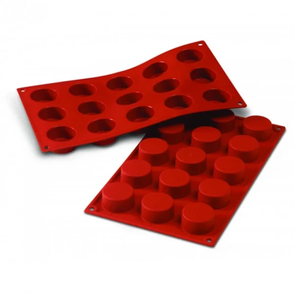 mode pas cher Moule Silicone 12 Cylindres 4,8 Cm X H 5 Cm Silikomart 1