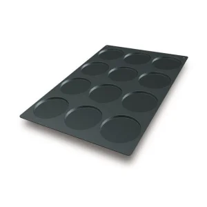 magasin paris Moule Silicone 12 Fonds De Tarte Biscuit Ø12 X 1 Cm 112ml SilikoMart Professional 9