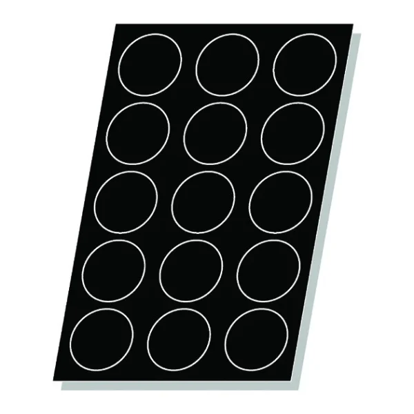 vente à bas prix Moule Silicone 15 Florentins (quiches) 9 Cm X H 0,8 Cm Flexipan 3