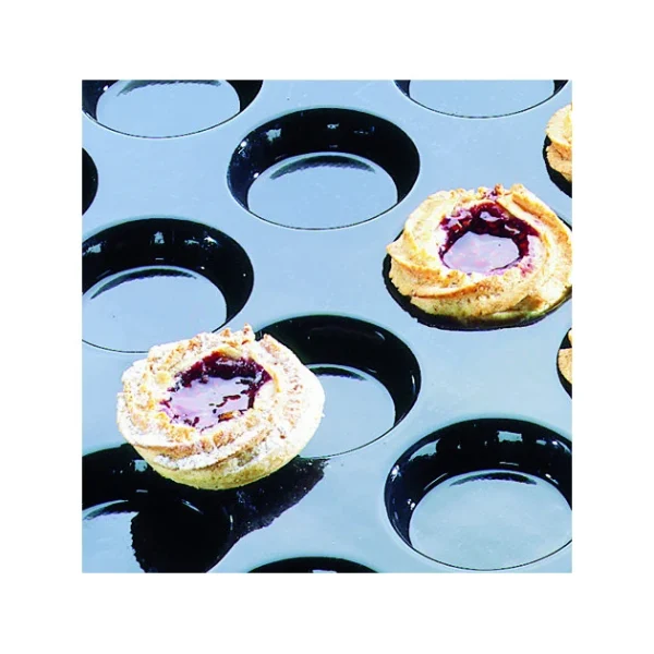 vente à bas prix Moule Silicone 15 Florentins (quiches) 9 Cm X H 0,8 Cm Flexipan 1