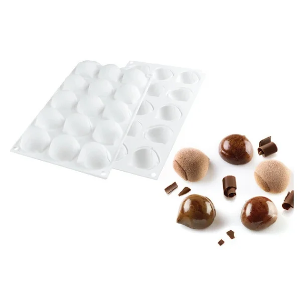 Top ventes Moule Silicone 15 Marrons 30ml SilikoMart Professional 1