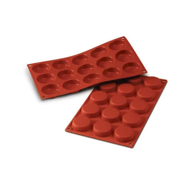 Prestation Et Rapide Moule Silicone Millassons 5 Cm X H 1,4 Cm (x15) Silikomart 1