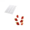 Moule Silicone 15 Mini Fraises 48 X 37 X H33 Mm 30ml SilikoMart Professional Boutique officielle 23