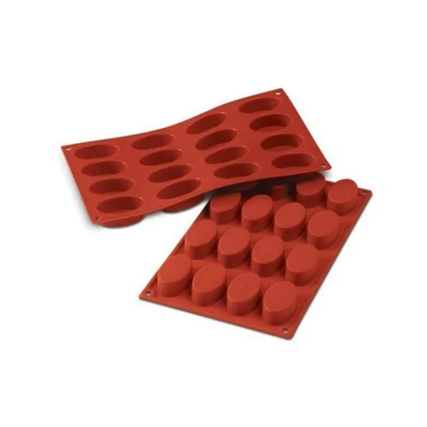 offre spéciale Moule Silicone 16 Ovales 5,5 X 3,3 Cm Silikomart 1