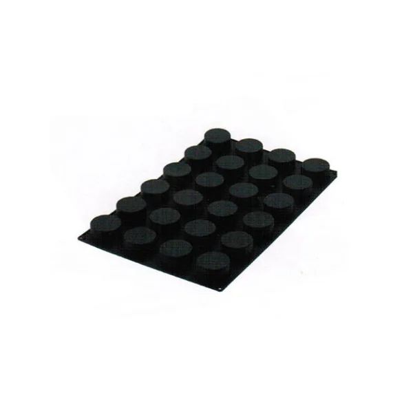 Pas Cher Magasin Soldes Moule Silicone 24 Cylindres Ø7 X 3,5 Cm 133ml SilikoMart Professional 4