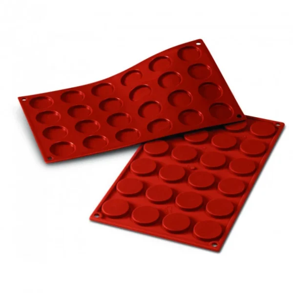 Moule Silicone 24 Florentins 3,5 Cm X H 0,5 Cm Silikomart prix pas cher 1