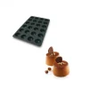 grande marque pas cher Moule Silicone 24 Muffins Ø6,9 X H3,9 Cm 122ml SilikoMart Professional 20