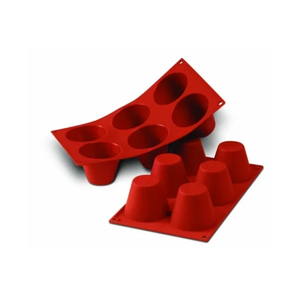 Moule Silicone Babas 7,5 X H 6 Cm (x6) Silikomart achetez pas cher 1