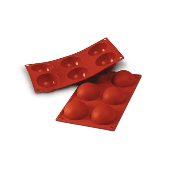 Moule Silicone 6 Demi-sphères 6 Cm X H 3 Cm Silikomart mode pas chere 1