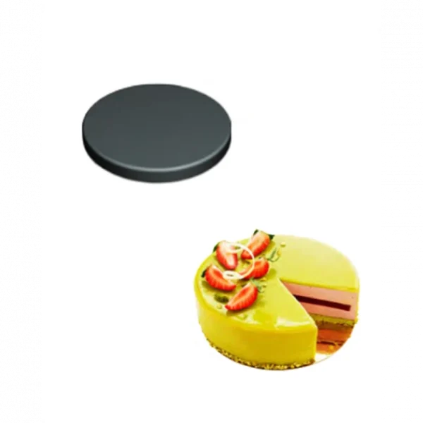 Moule Silicone 8 Fonds De Tarte Biscuit Ø14 X 2,5 Cm 382ml SilikoMart Professional Pas Cher Magasin Soldes 1