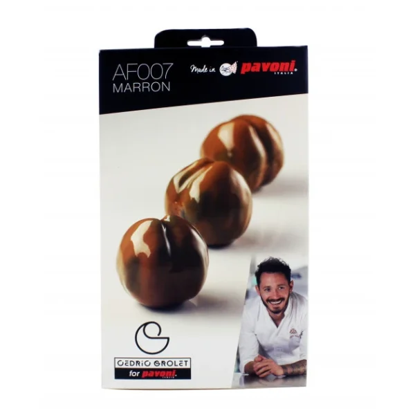 Moule Silicone 8 Marrons 85 Ml Cédric Grolet Pavoni de garantie authentique 4