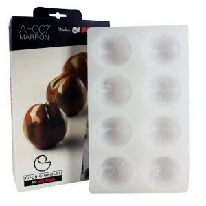 Moule Silicone 8 Marrons 85 Ml Cédric Grolet Pavoni de garantie authentique 12