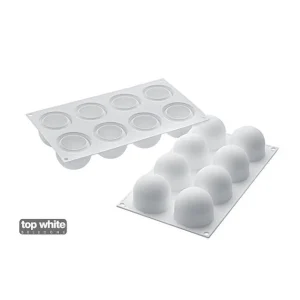 Prix très abordable Moule Silicone 8 Truffes Ø 6,2 Cm Silikomart Professional 10