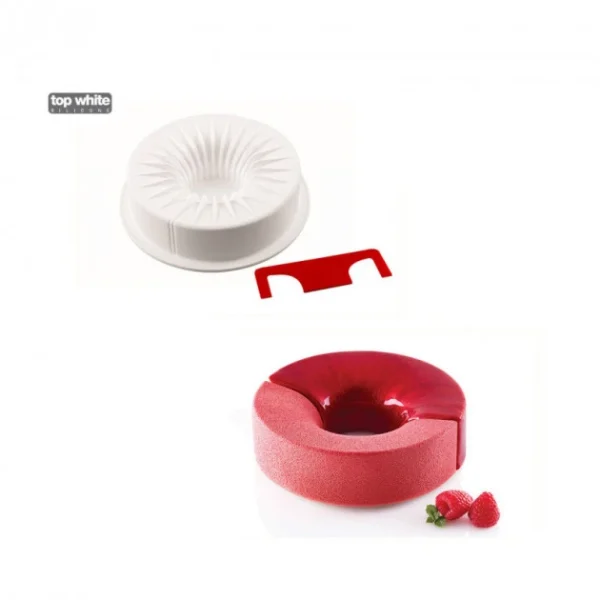 Moule Silicone à Savarin Incontro Ø160 Mm Silikomart Retour Facile et Gratuit 1